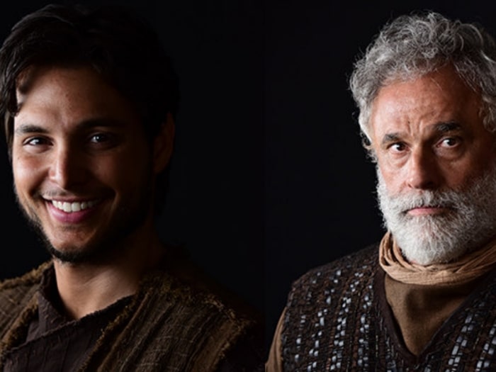 Bruno Guedes e Oscar Magrini como Noé