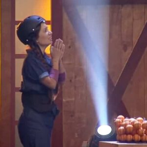 Após superação e reviravolta Stéfani vence Prova do Fazendeiro vence a