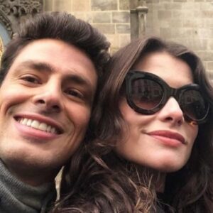 Cauã Reymond e Alinne Moraes nos bastidores de 'Um Lugar ao Sol'