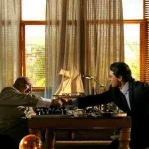 Hélio (Raphael Vianna) e Dionísio (Sérgio Mamberti)