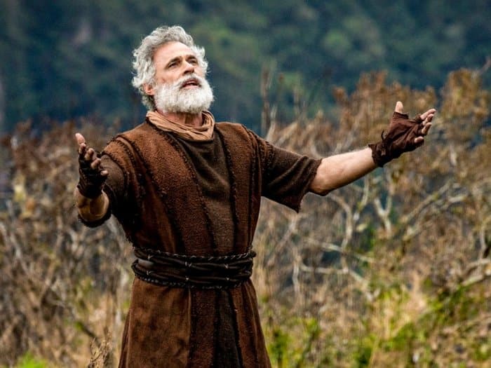 Oscar Magrini como Noé em 'Gênesis' (Record)