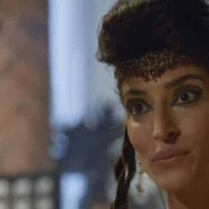 Maria Joana interpretando Enlila em 'Gênesis' (Record)