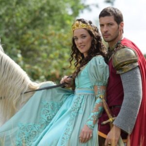 Lizabeta (Adriana Birolli) e Jacques (Leandro Lima) em 'Belaventura'