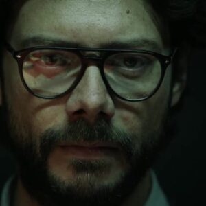 Álvaro Morte interpretando O Professor em 'La Casa de Papel' (Netflix)