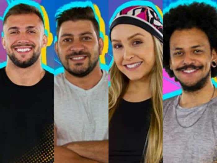 Arthur, Caio, Carla e João Luiz estão no paredão falso do Big Brother Brasil 21