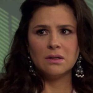 Monika Sánchez interpretando Cristina em 'Amores Verdadeiros' (Sbt)