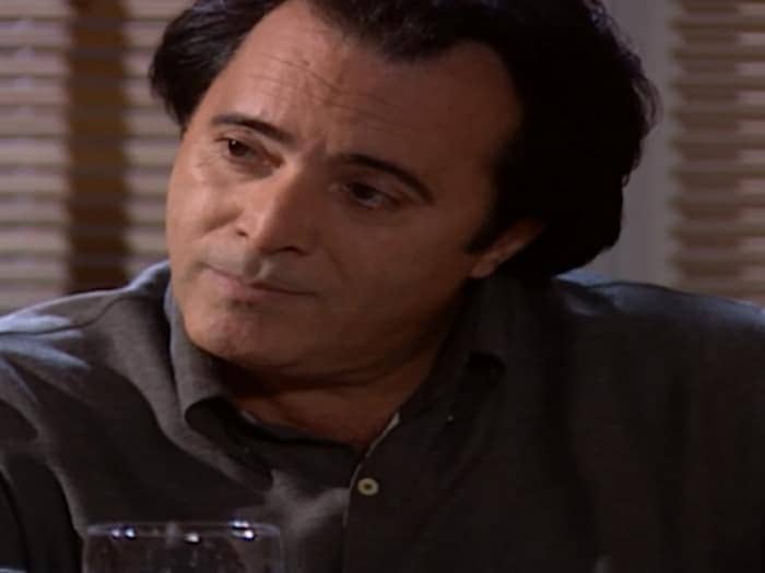 Tony Ramos interpretando Téo em 'Mulheres Apaixonadas' (Canal Viva)