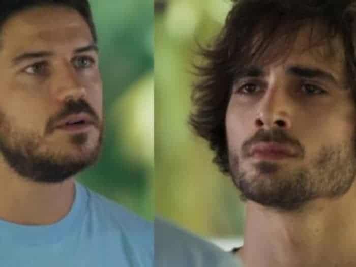 Zeca (Marco Pigossi) e Ruy (Fiuk) em 'A Força do Querer' (Globo)