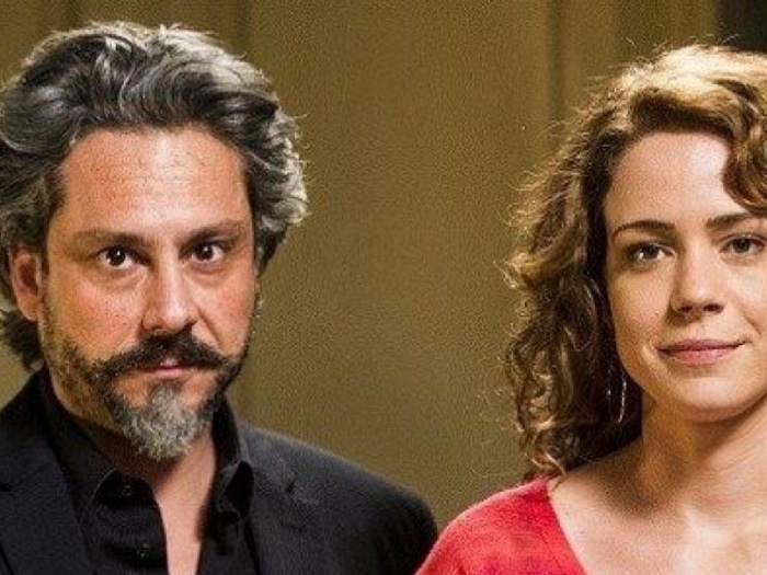 José Alfredo (Alexandre Nero) e Cristina (Leandra Leal) em 'Império' (Globo)