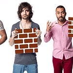 Caio, Fiuk e Gilberto