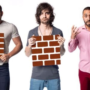 Caio, Fiuk e Gilberto