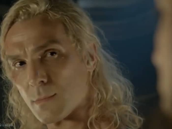 Igor Rickli como Lúcifer em 'Gênesis' (Record)