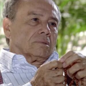 Stênio Garcia interpretando Laudelino em 'A Vida da Gente' (Globo)
