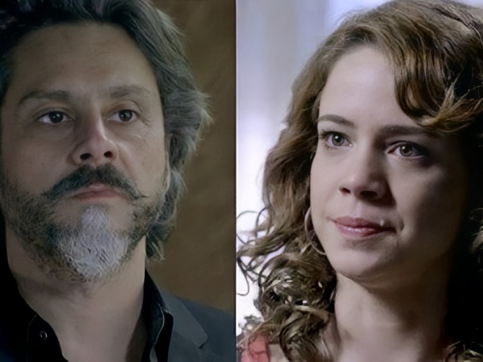 José Alfredo (Alexandre Nero) e Cristina (Leandra Leal) em 'Império' (Globo)