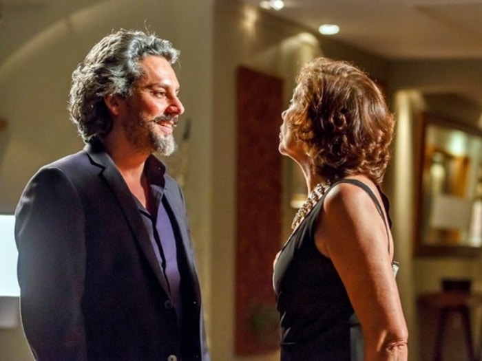 José Alfredo (Alexandre Nero) e Maria Marta (Lilia Cabral) em 'Império' (Globo)