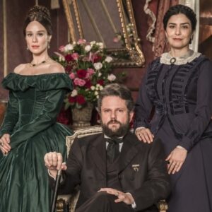 Mariana Ximenes, Selton Mello e Letícia Sabatella