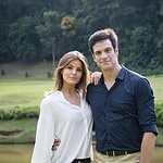 Luíza (Camila Queiroz) e Eric (Mateus Solano) em 'Pega Pega' (Globo)