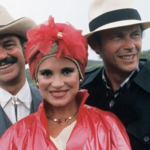 Lima Duarte, Regina Duarte e José Wilker em 'Roque Santeiro' (Globoplay)