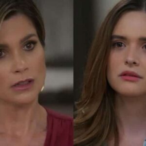 Helena (Flávia Alessandra) e Luna (Juliana Paiva) em 'Salve-se Quem Puder' (Globo)