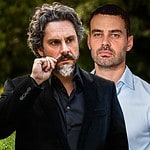 José Alfredo (Alexandre Nero) e Maurílio (Carmo Dalla Vecchia) em 'Império' (Globo)