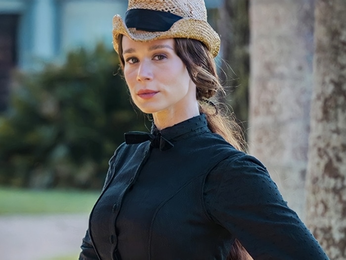 Mariana Ximenes interpretando Luísa, a Condessa de Barral em 'Nos Tempos do Imperador' (Globo)