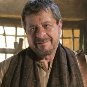 Flávio Galvão como Deus em 'Gênesis' (Record TV)