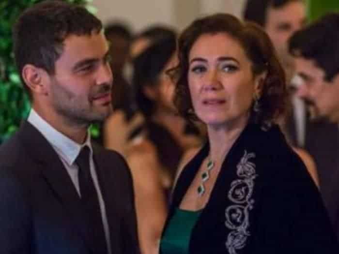 Maurílio (Carmo Dalla Vecchia) e Maria Marta (Lilia Cabral) em 'Império' (Globo)