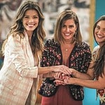 Kyra (Vitória Strada), Alexia (Deborah Secco) e Luna (Juliana Paiva) em 'Salve-se Quem Puder' (Globo)