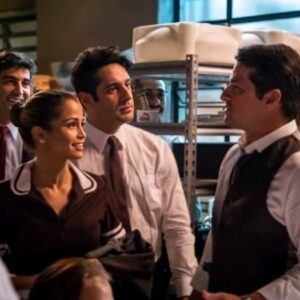 Cenas da novela 'Pega Pega' (Globo)