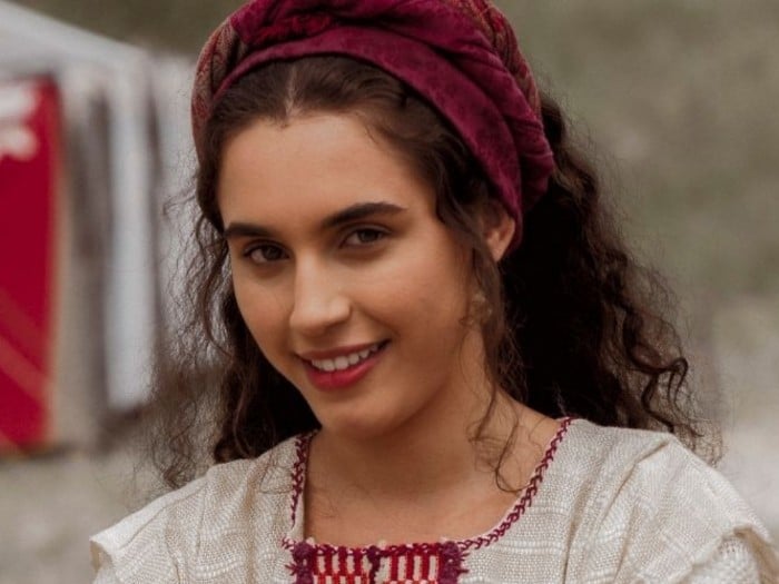 Giovanna Coimbra como Diná em 'Gênesis' (Record TV)