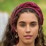 Giovanna Coimbra interpretando Diná em 'Gênesis' (Record TV)