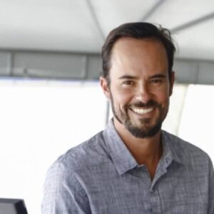 Paulo Vilhena interpretando Evandro em 'Pega Pega' (Globo)