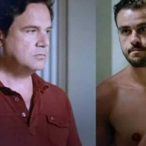 Felipe (Laércio Fonseca) e Enrico (Joaquim Lopes) em 'Império' (Globo)