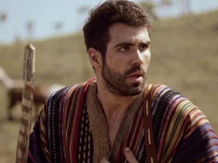 Juliano Laham interpretando José em 'Gênesis' (Record TV)