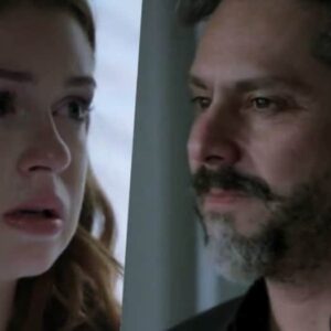 Maria Isis (Marina Ruy Barbosa) e José Alfredo (Alexandre Nero) em 'Império' (Globo)