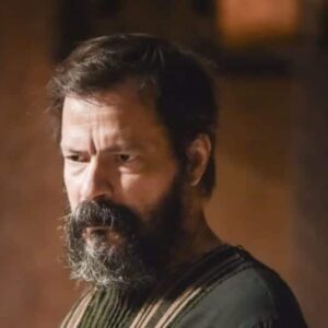 Heitor Martinez interpretando Labão em 'Gênesis' (Record TV)