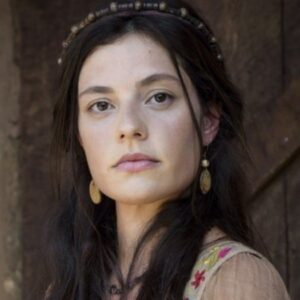 Lina Mello interpretando Zilpa em 'Gênesis' (Record TV)