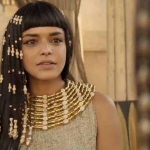 Kizi Vaz como Kamesha em 'Gênesis' (Record TV)