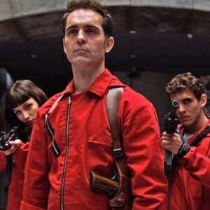 Cenas da série 'La Casa de Papel' (Netflix)