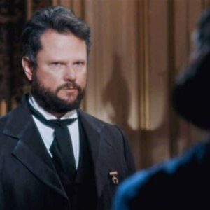 Selton Mello interpretando Pedro II em 'Nos Tempos do Imperador' (Globo)