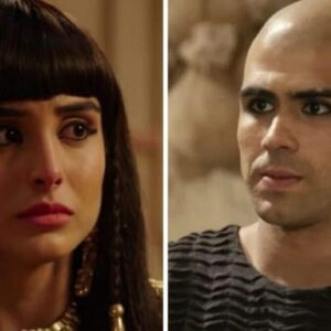 Asenate (Letícia Almeida) e José (Juliano Laham) em 'Gênesis' (Record TV)