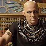 Fernando Pavão como Sheshi em 'Gênesis' (Record TV)