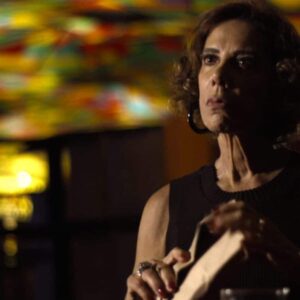 Ângela Vieira interpretando Lígia em 'Pega Pega' (Globo)