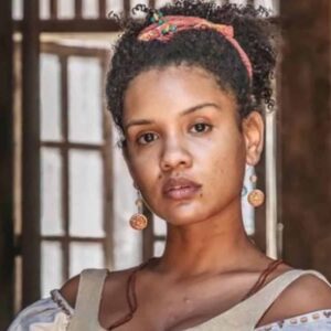 Heslaine Vieira interpretando Zayla em 'Nos Tempos do Imperador' (Globo)