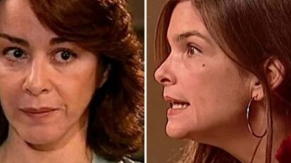 Edna (Nívea Maria) e Alicinha (Cristiana Oliveira) em 'O Clone' (Globo)