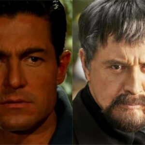 Eduardo (Fernando Colunga) e Artêmio (Rogelio Guerra) em 'Amanhã é para Sempre' (Sbt)