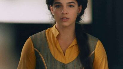 Gabriela Medvedovski interpretando Pilar em 'Nos Tempos do Imperador' (Globo)