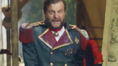 Roberto Birindelli interpretando Solano em 'Nos Tempos do Imperador' (Globo)