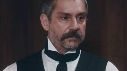 Alexandre Nero interpretando Tonico em 'Nos Tempos do Imperador' (Globo)