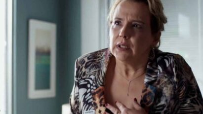 Ana Beatriz Nogueira como Elenice em 'Um Lugar ao Sol' (Globo)